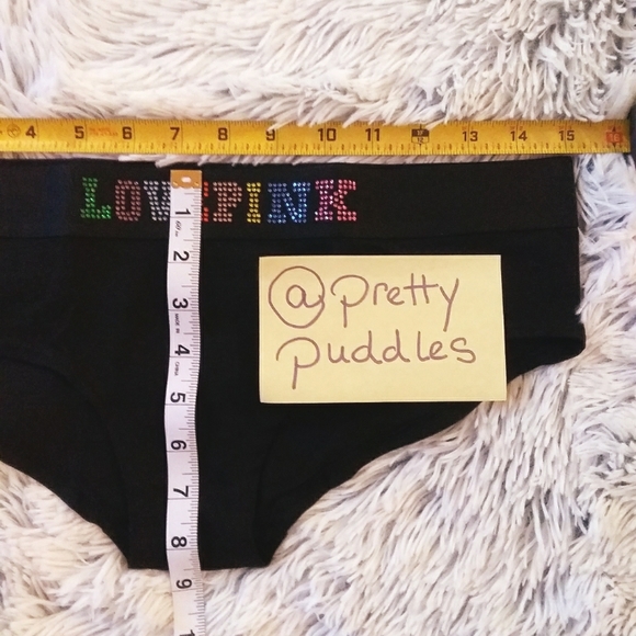 🌈 PINK 🌈 RAINBOW 💎 BLING 💎  HIPSTER PANTY 🌈 - Picture 5 of 10